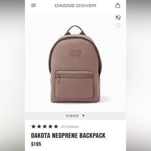 Dagne Dover Medium Dune Backpack